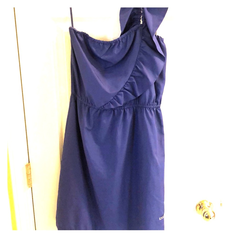 Ruffled One Strap Dress
